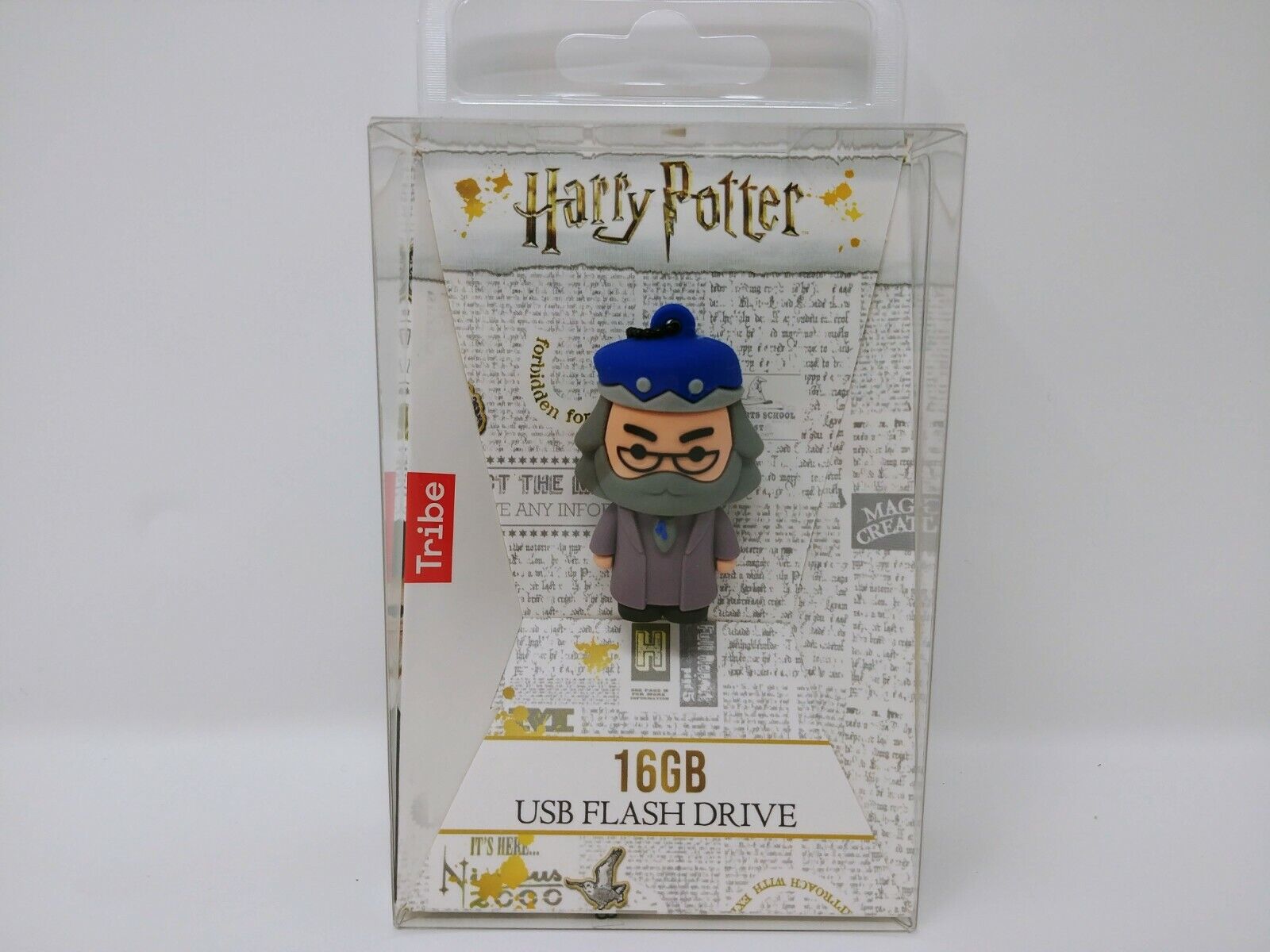 Tribe Tech Harry Potter Albus Dumbledore 16GB USB Flash Drive Key Chain New