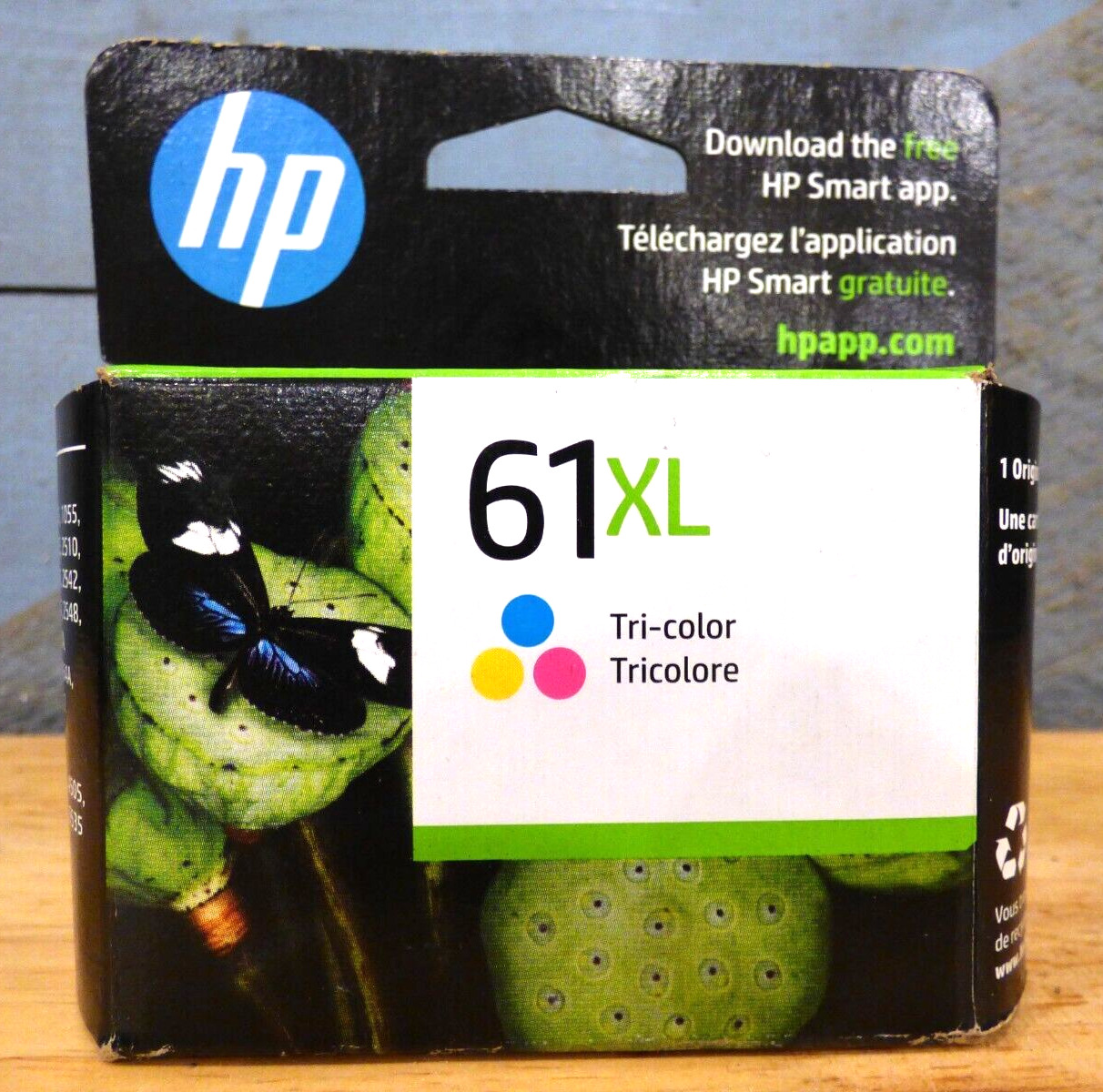 Genuine HP 61XL Tri-Color Inkjet Cartridge • SEALED • Date: Oct 2023 [310]