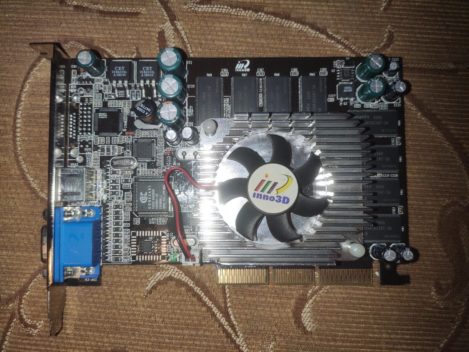 INNO3D Nvidia Geforce 4 Ti4200 64MB TV-OUT AGP graphics card Tested