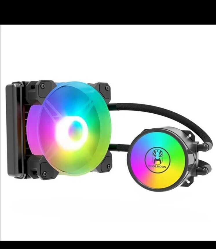 COOLMOON RGB120 Water Cooling Radiator 5V ARGB All-In-One Single Drain Cooling 