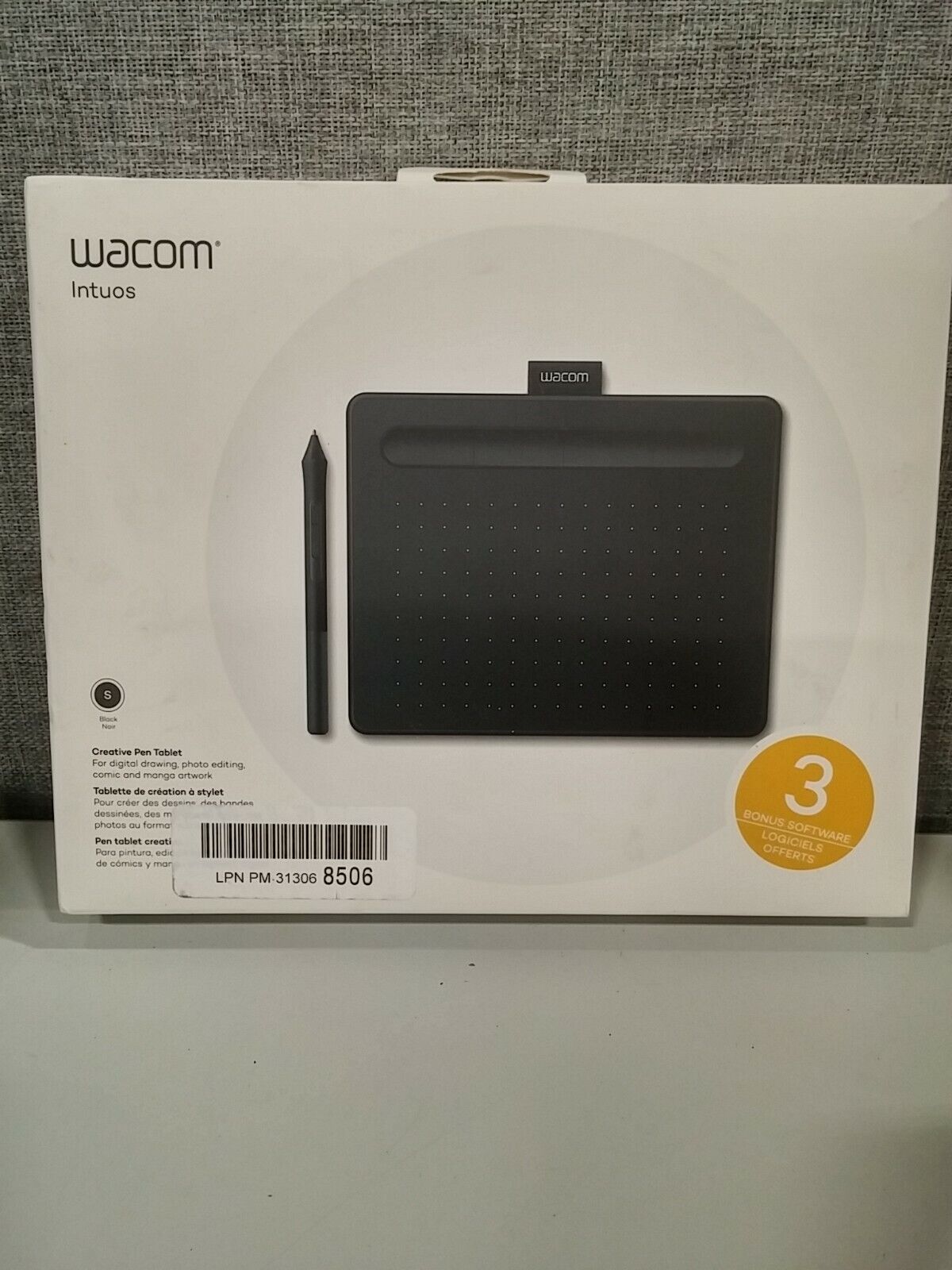 Wacom Intuos CTL-4100 Small Drawing Tablet - Black