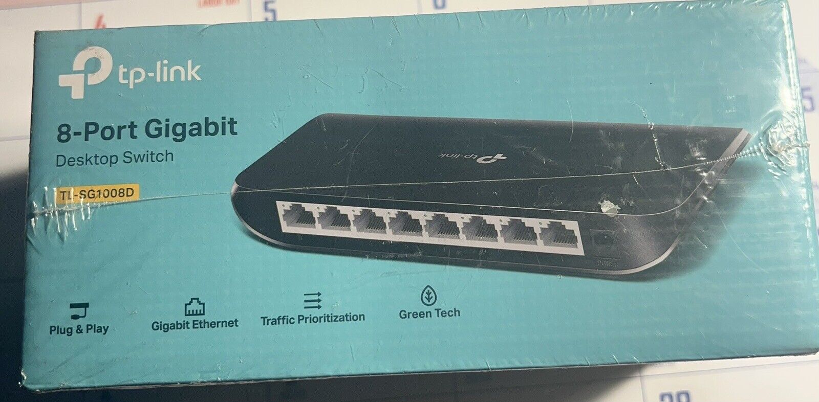 TP-Link TL-SG1008D 8-Port 10/100/1000Mbps Gigabit Ethernet Desktop Switch