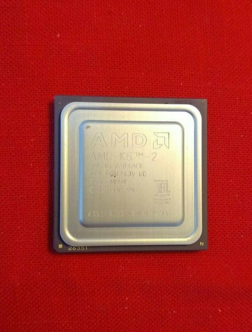 AMD AMD-K6-2/400ACK K6-2 400ACK 400 MHz 400MHZ ✅ VERY Rare Vintage Collectible  
