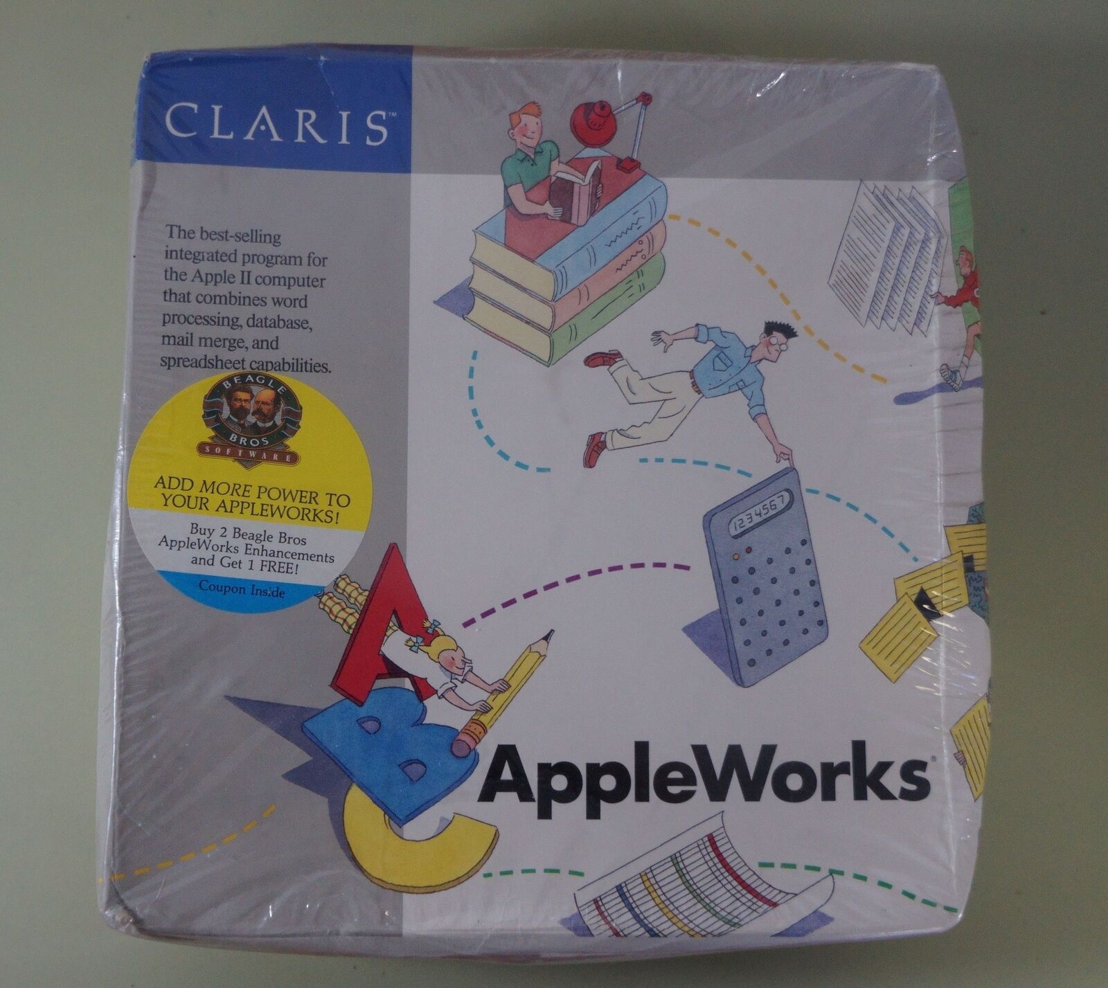 Claris AppleWorks for Apple II - Version 2.1 - 1998 - Sealed New