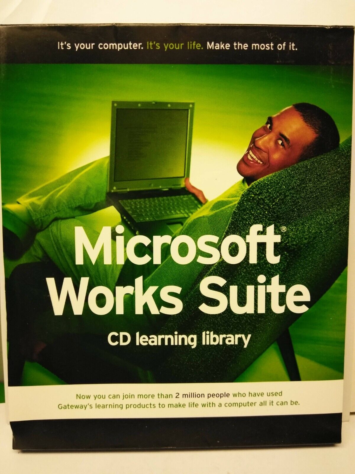RARE NEW NOS Microsoft Works Suite 2003 CD LEARNING LIBRARY by Gateway Learning