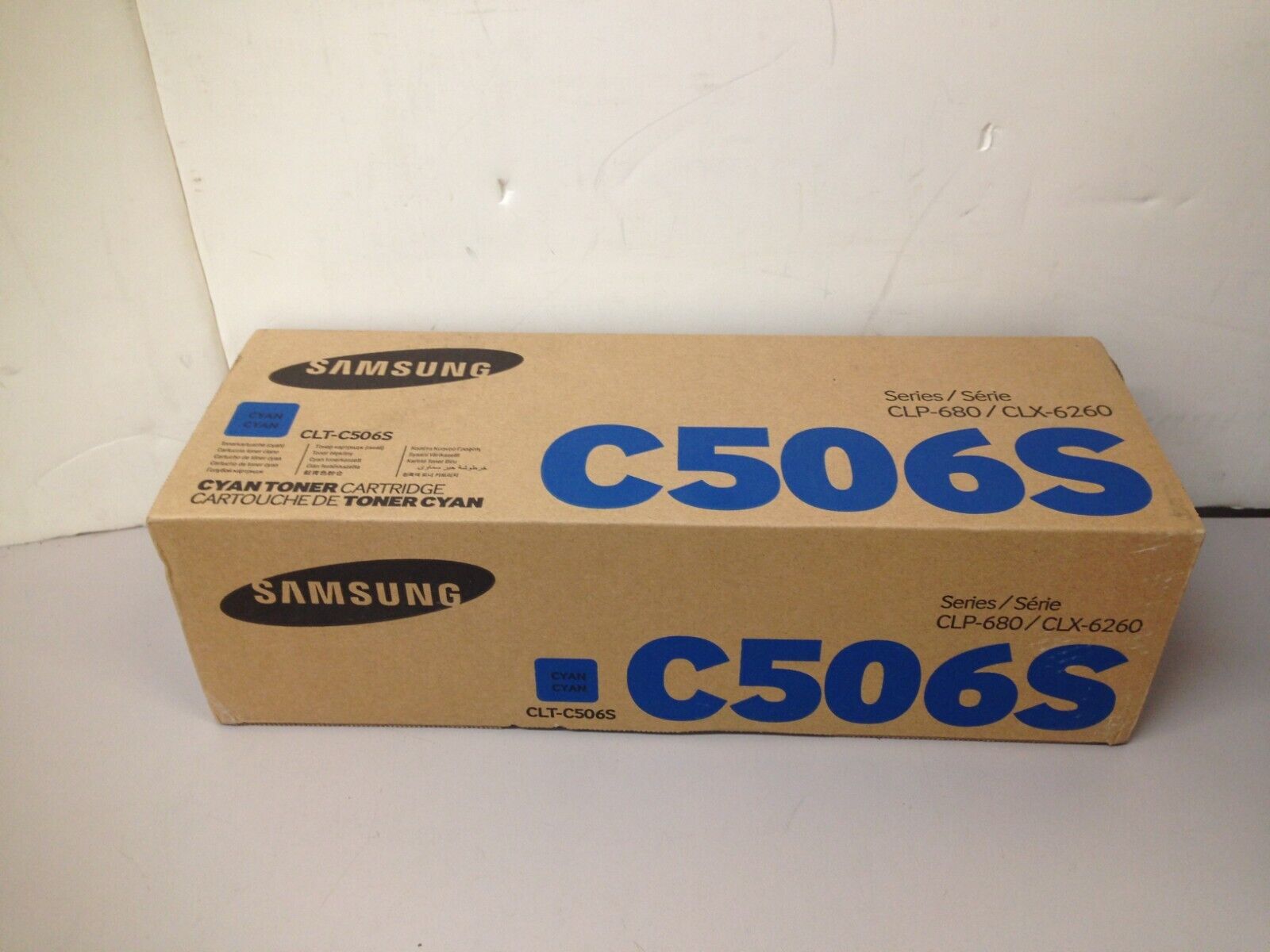 Genuine SEALED OEM Samsung CLT-C506S Cyan Toner Cartridge C506S CLP-680/CLX-6260