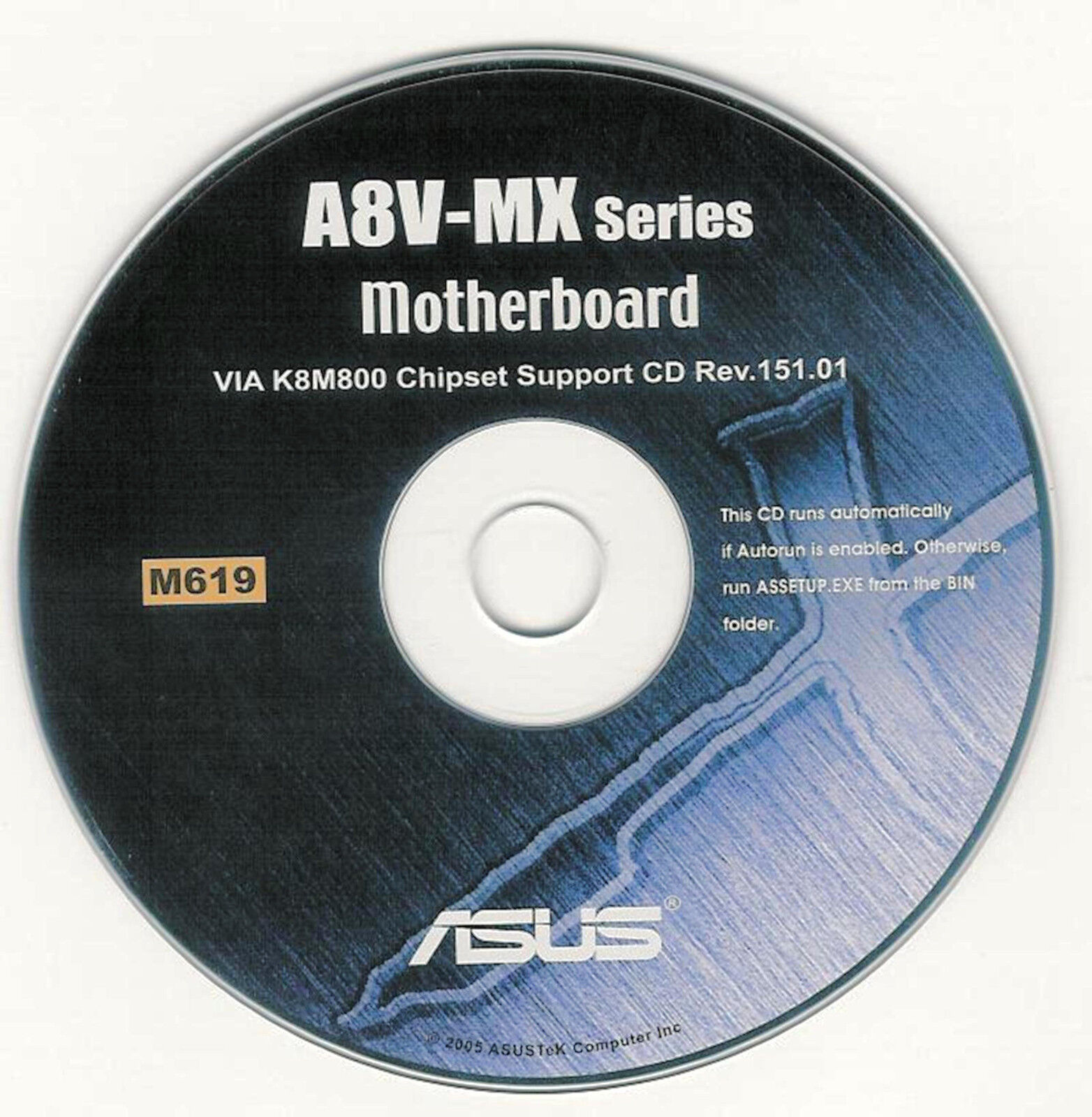 ASUS A8V-MX  Motherboard Drivers Install  M619