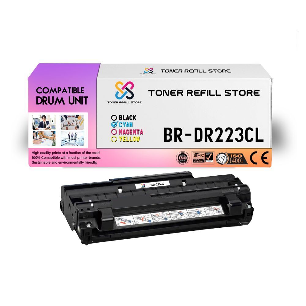 TRS DR223 DR-223 Cyan Compatible for Brother HLL3210CW L3230CDW Drum Unit