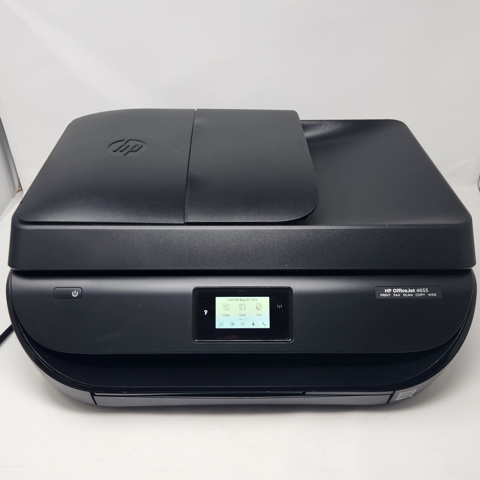 HP OfficeJet 4655 All-in-One Printer Tested Works Print Scan Fax Copy