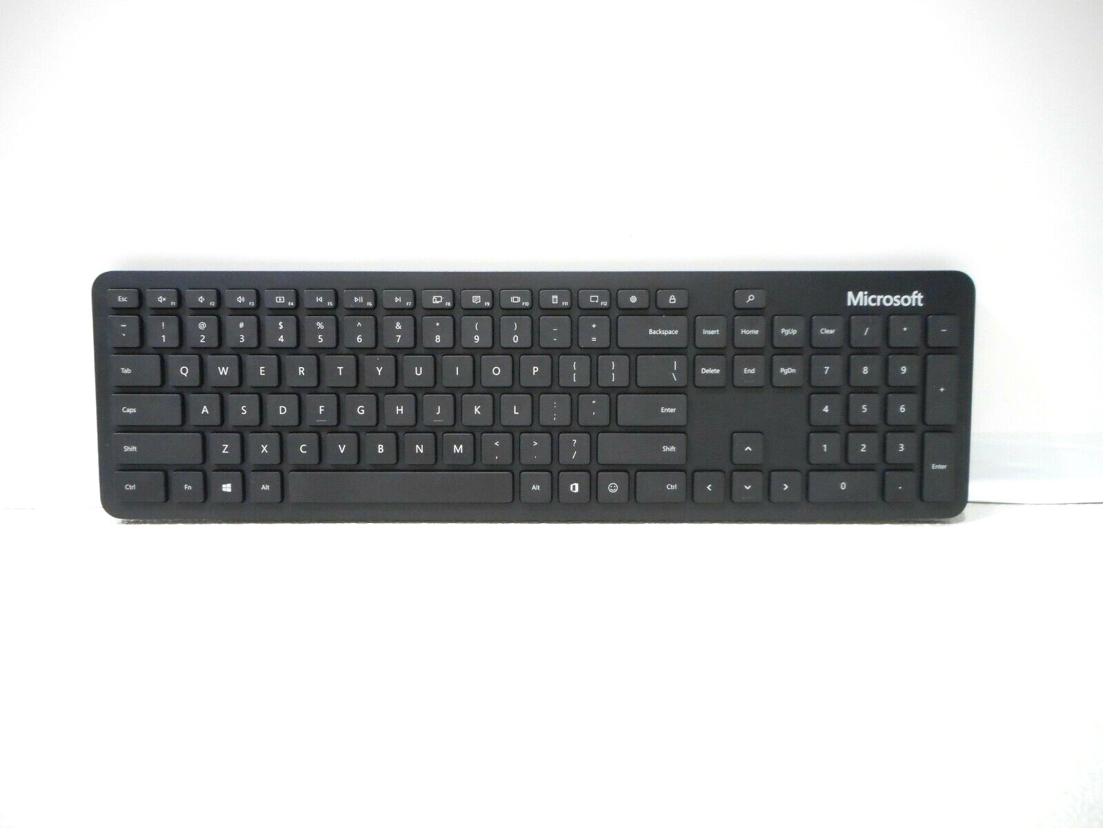 Microsoft Bluetooth Slim Keyboard QSZ-00001 Wireless Computer PC 