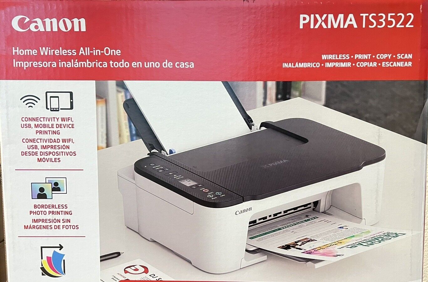 New Canon PIXMA TS3520(3620) All in One Printer-Wireless-Android Print-Gift