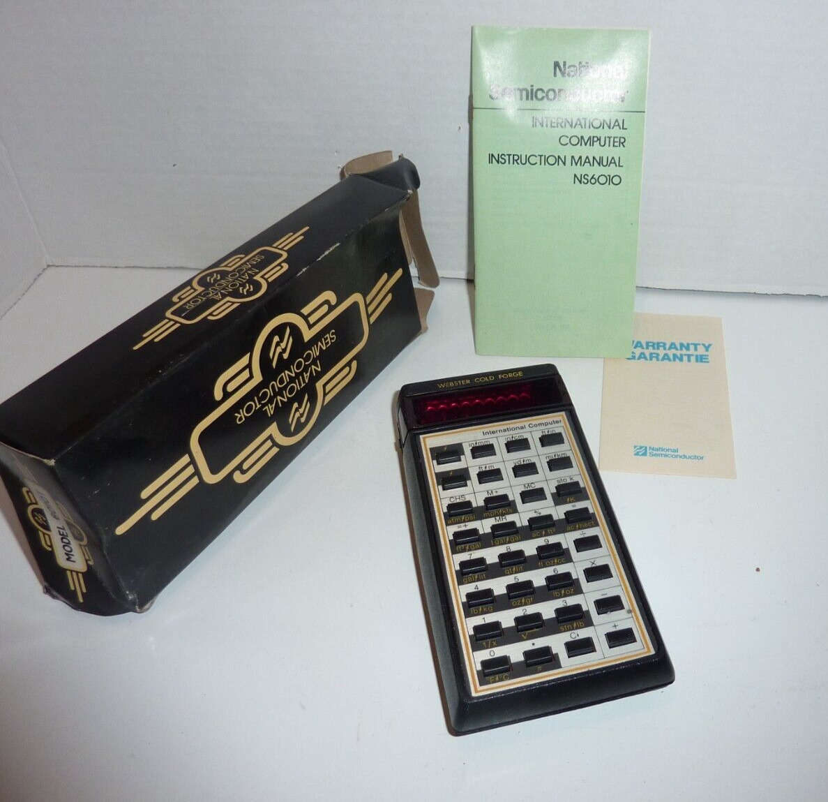 1978  National Semiconductor International Computer / Calculator 6010T  Vintage