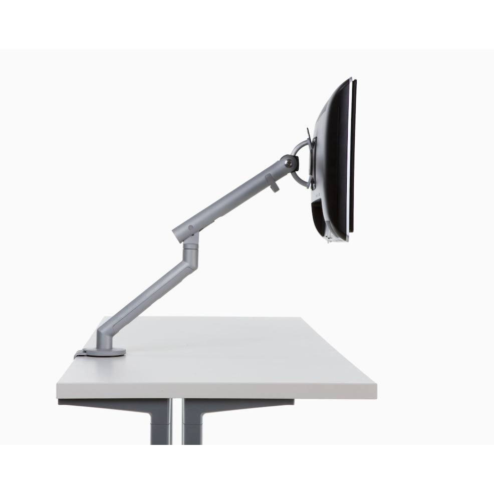 Herman Miller CBS FLO Dynamic Arm Silver Without Desk Fixing MSRP $282