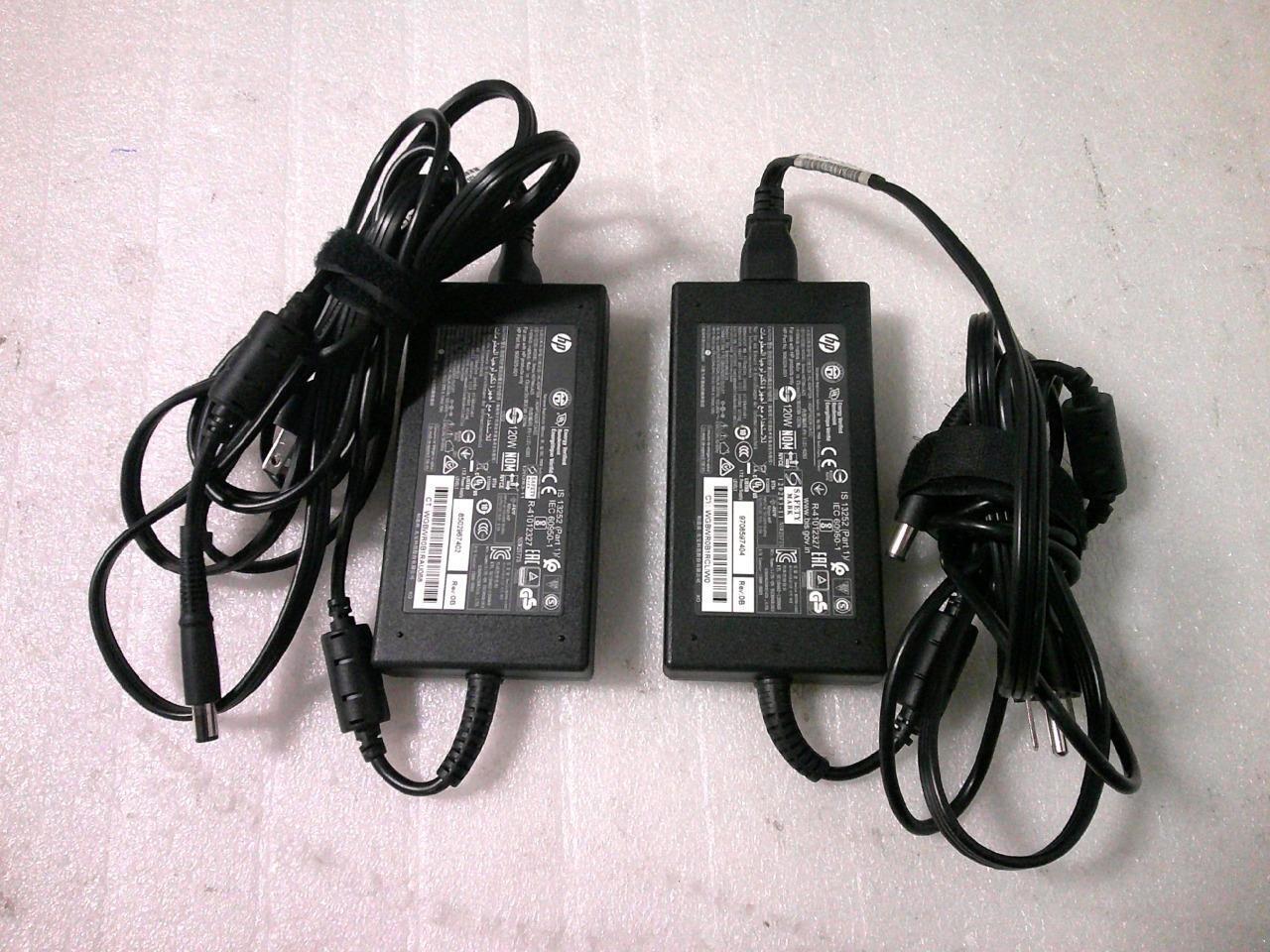 Lot of 2 Genuine HP 120W AC Adapter 19.5V 6.15A 906329-001 HSTNN-LA25
