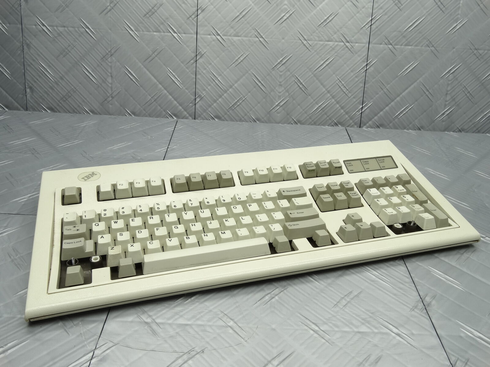 IBM Model M Mechanical Keyboard Vintage Keyboard 1391401 (2 Keys Missing) 1988