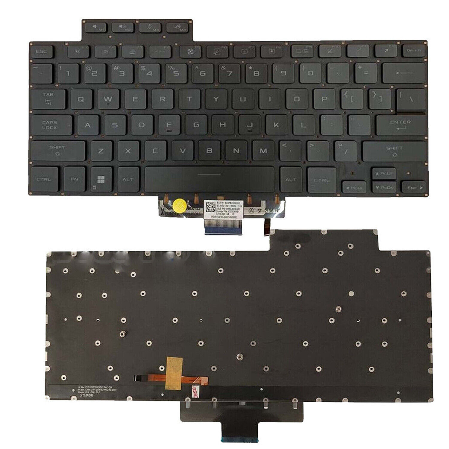 New Black Keyboard Backlit For Asus Zephyrus ROG G15 GA503 G16 M16 GU603 Laptops