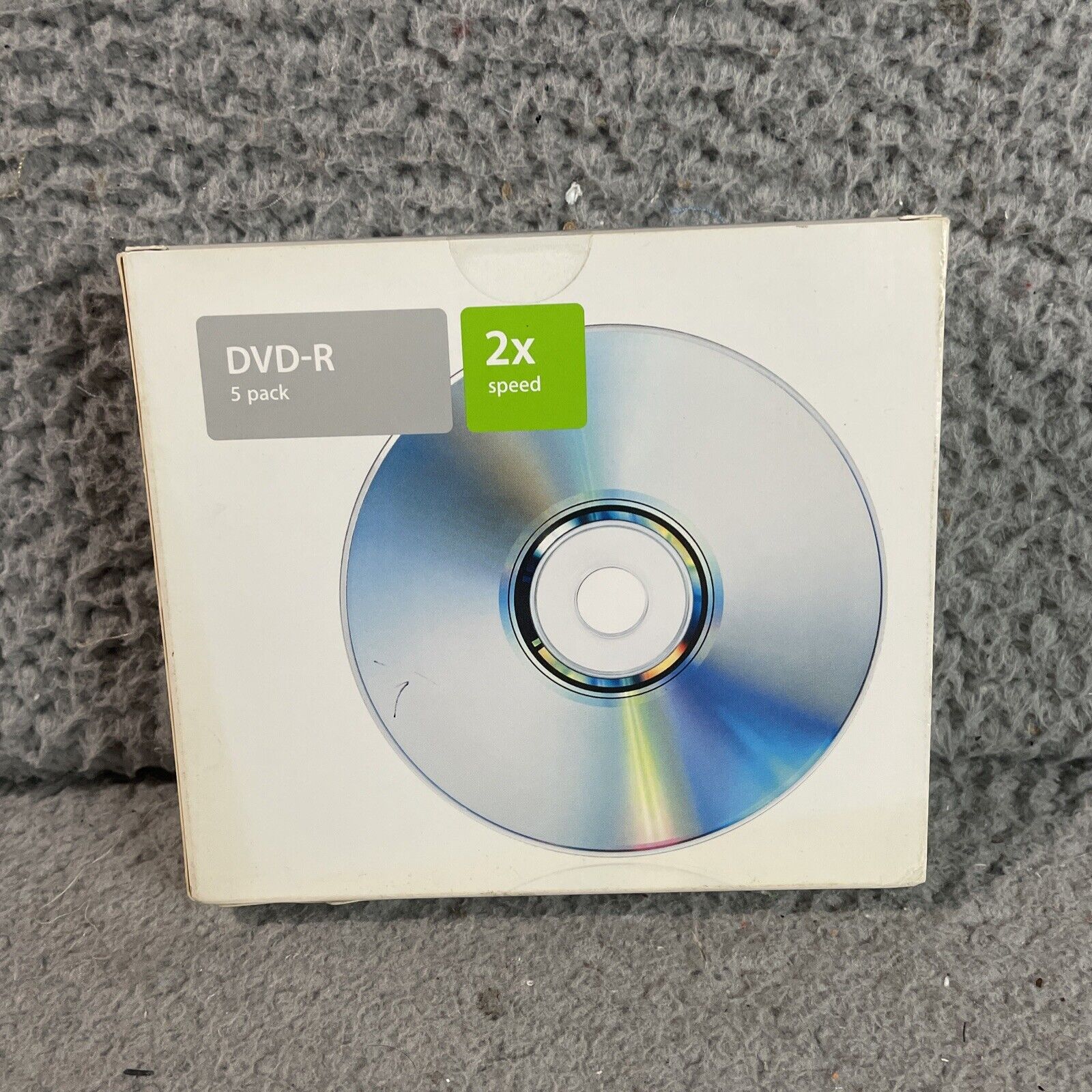 Apple DVD-R 5 Pack 2x Speed 4.7 GB 120 min Media Discs Sealed Original Nostalgic