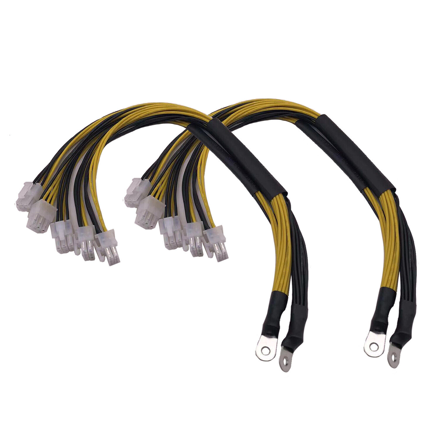 2pcs 6Pin Connector Sever Power Supply Cable for Bitmain Antminer APW3 APW7