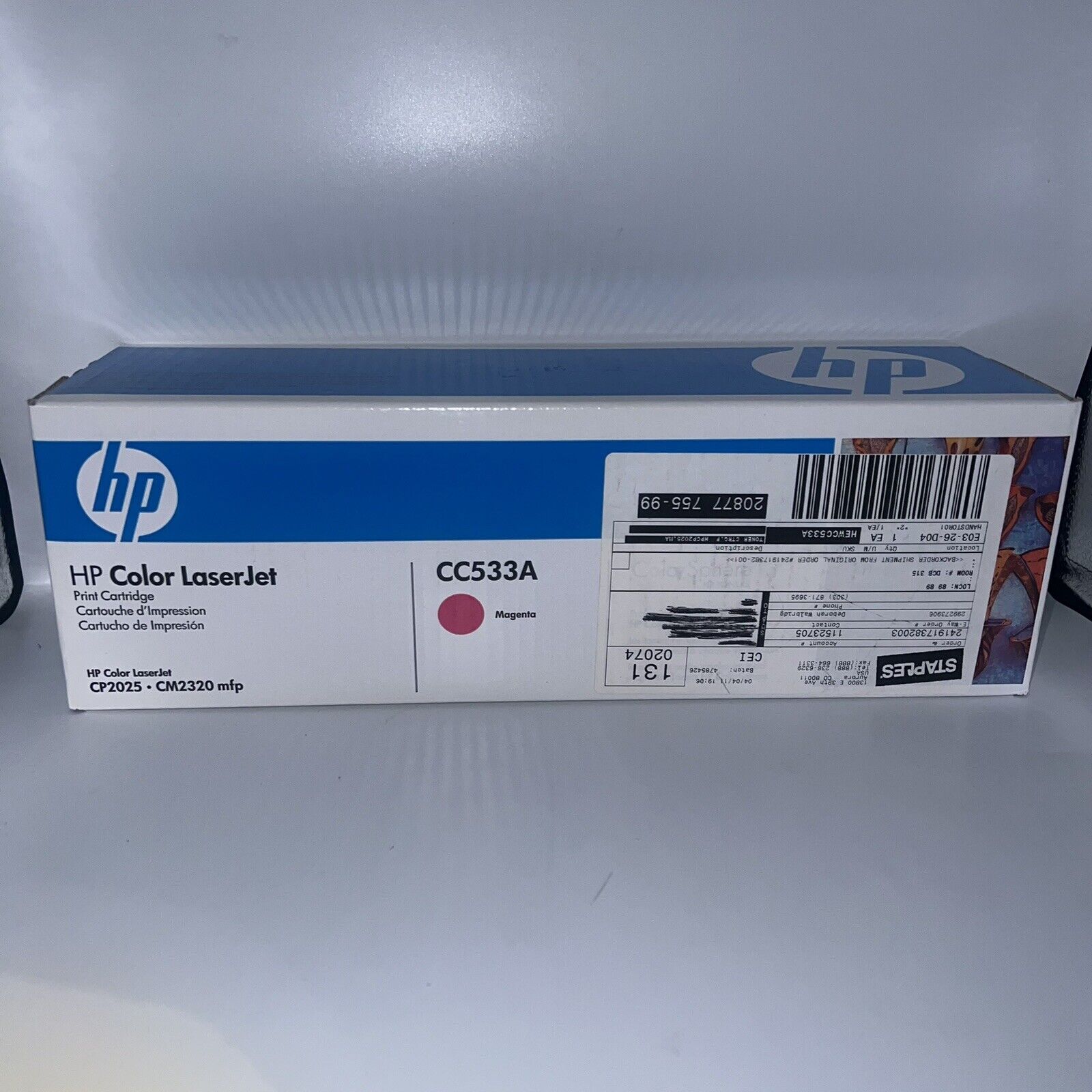 NEW Genuine Original HP 304A LaserJet Magenta Toner Cartridge CP2025 CM2320 MFP