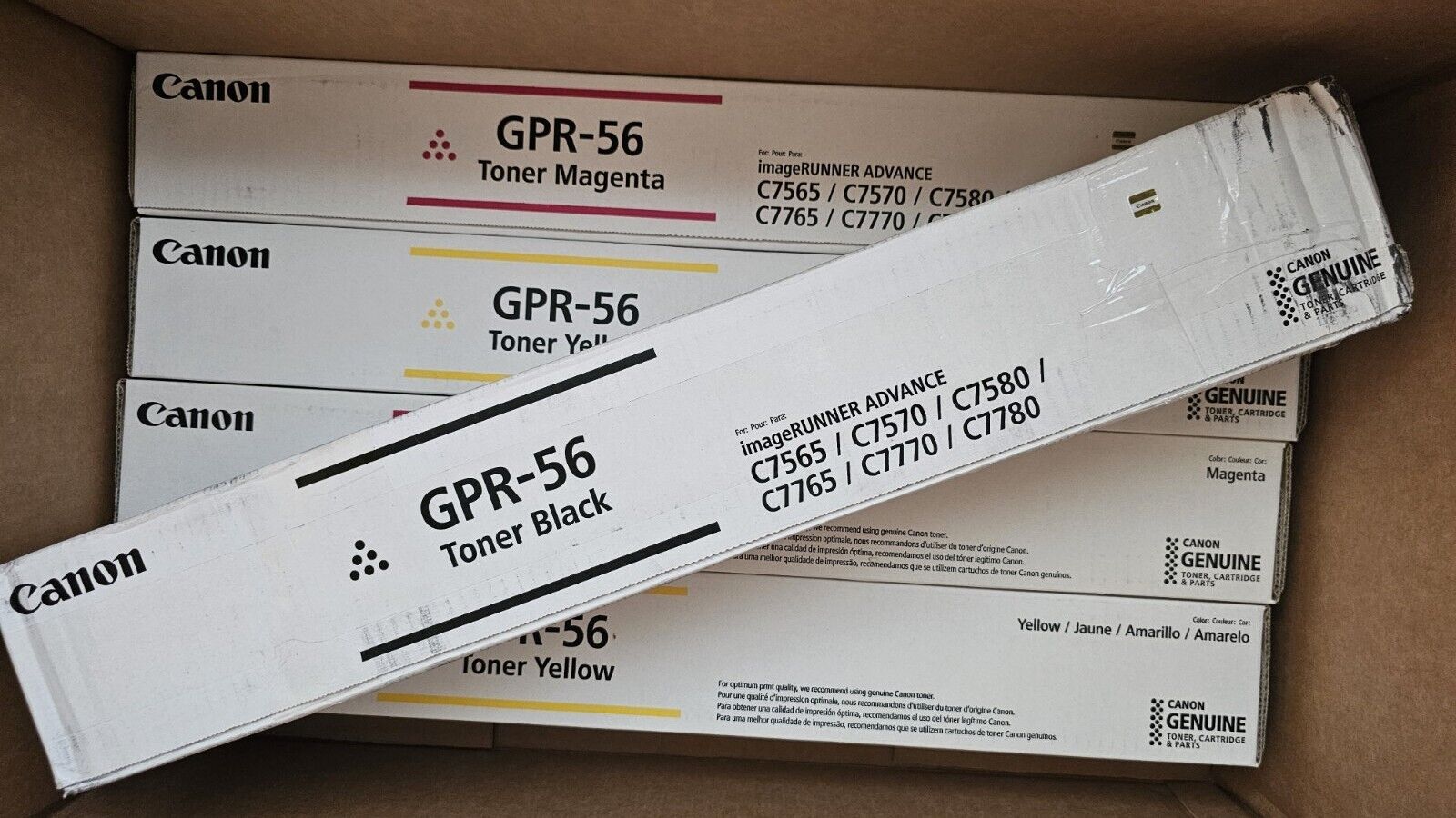 Canon GPR-56 Toner Cartridge - 2 Magenta, 2 Yellow & 1 Black  (YMK) imageRUNNER