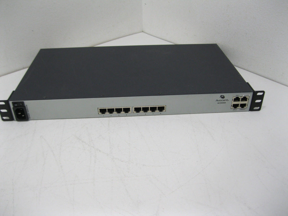 Avocent ACS6008MSAC 8-Port Console Server w/Single AC and Modem 520-756-504