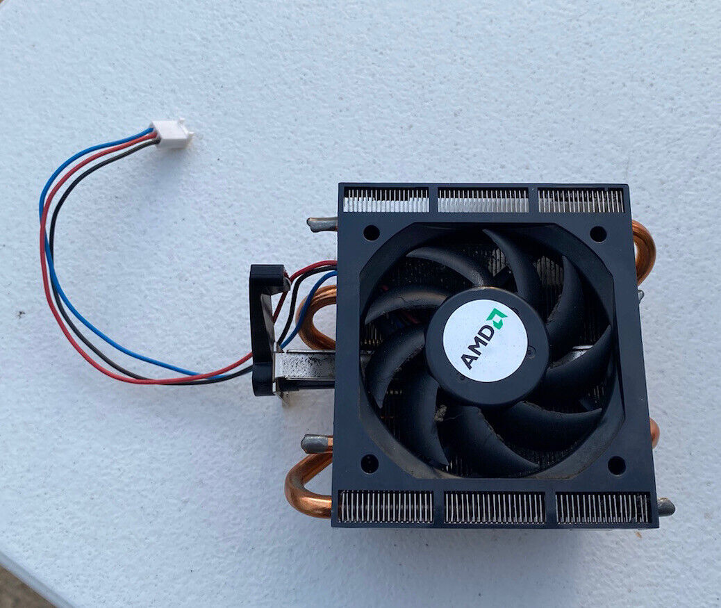 AMD Foxconn Desktop Cooling Fan Heatsink  2ZR71-409 WORKING PULL PHOTOS🆓🇺🇸🚢