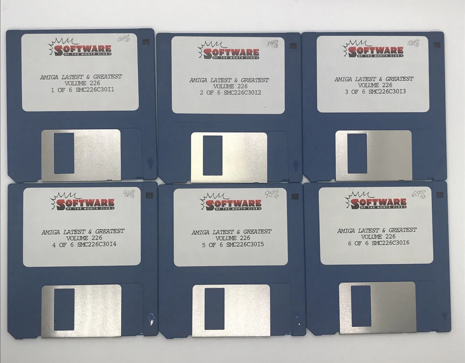 Software Of The Month Club Amiga Latest & Greatest Vol. 226 On 6 Floppy Discs