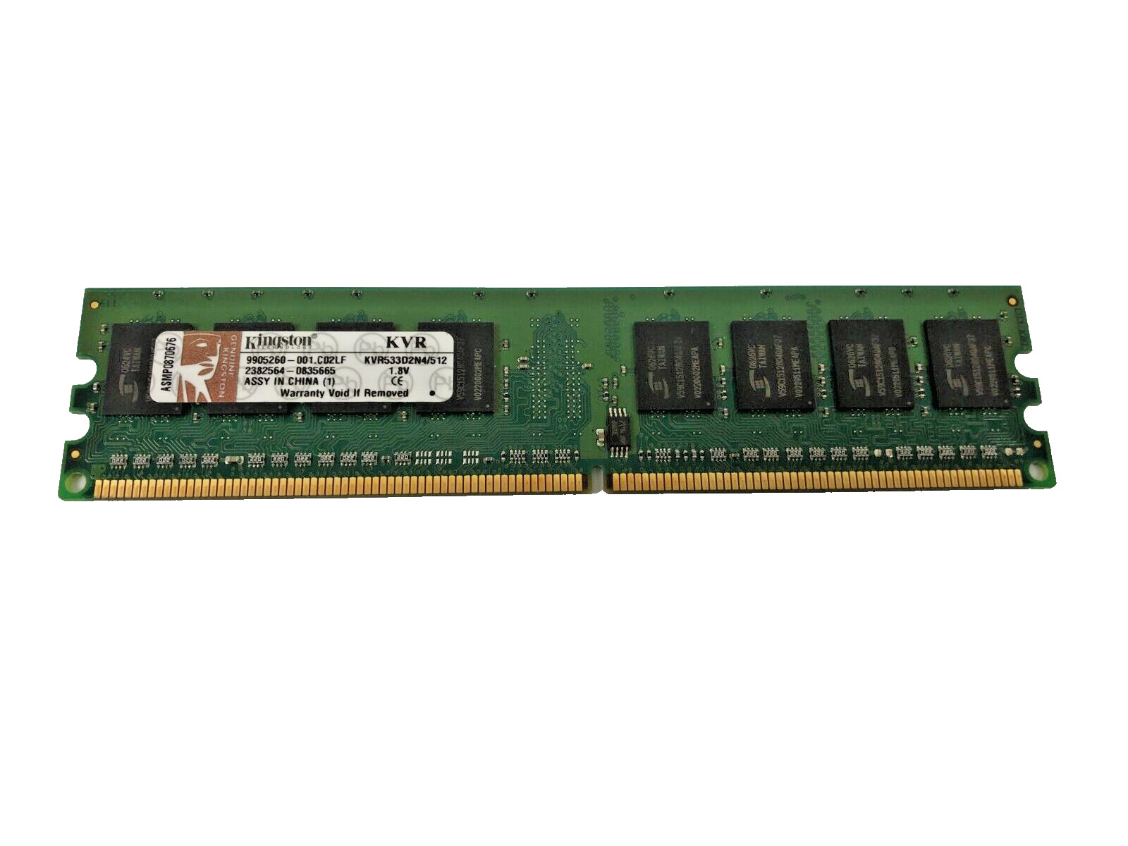 Kingston KVR533D2N4K2/512 512MB Random Access Memory RAM