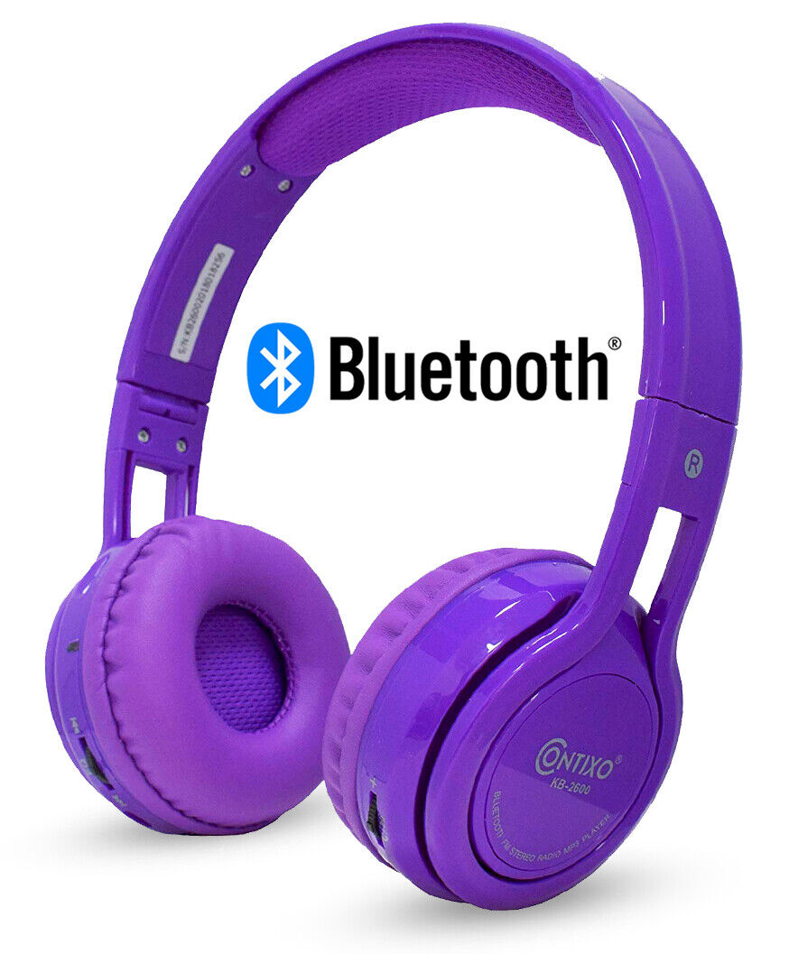 Contixo KB-2600 Kids Headphones -Kids Bluetooth Wireless Over the Ear Headphones