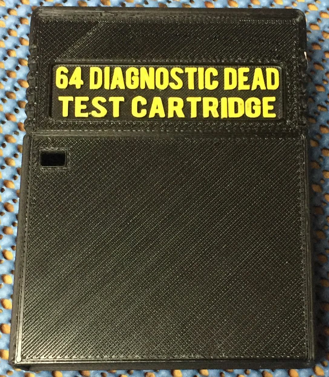 Commodore 64 empty Dead Test Cartridge shell \