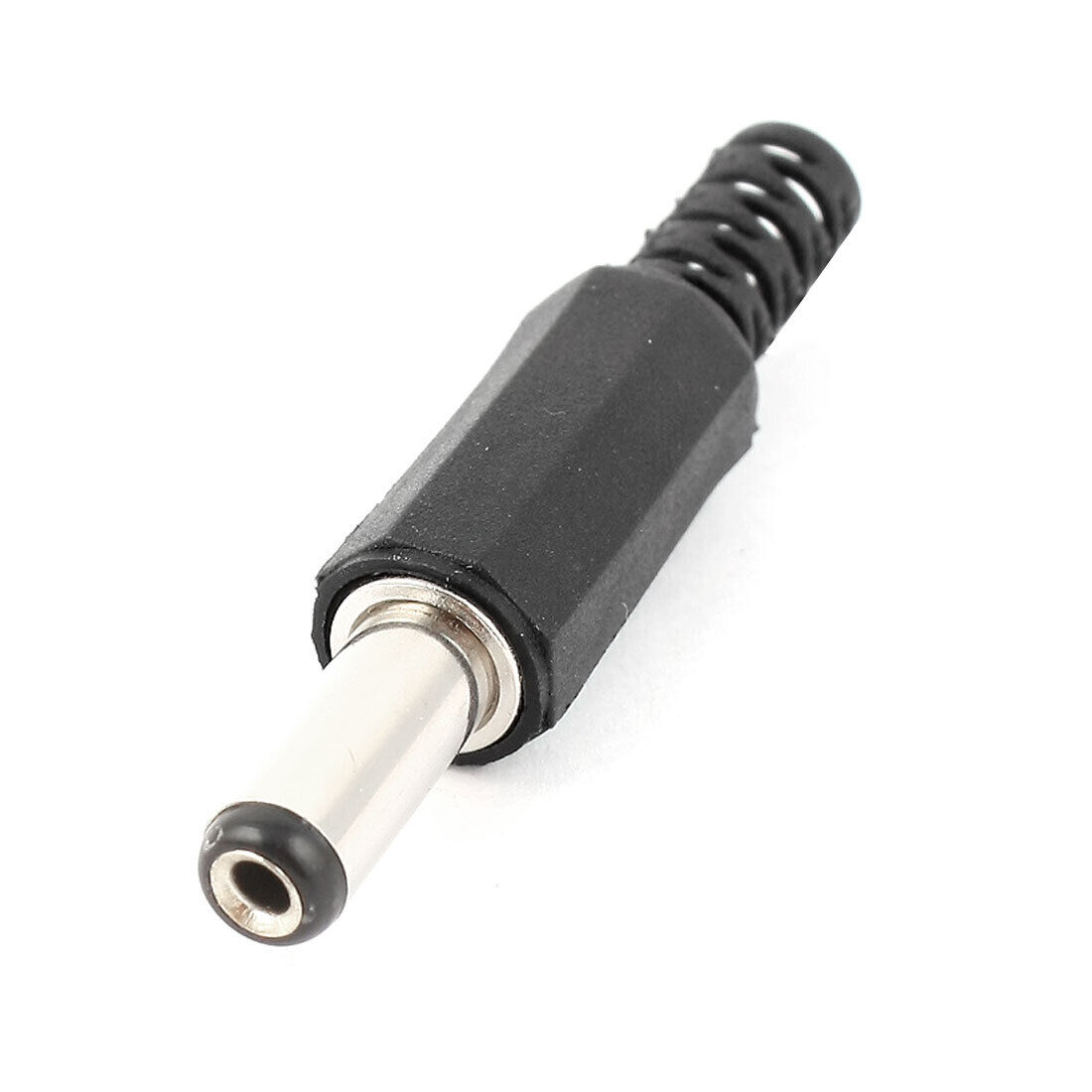 Black 5.5mm x 2.1 mm DC Male Power Cable Connector Adapter