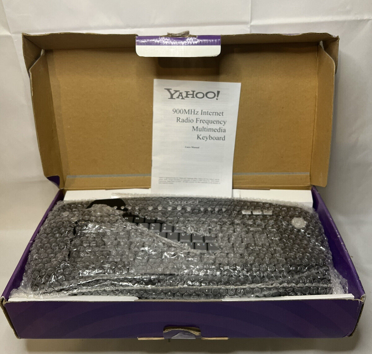 Yahoo Direct Access Internet Keyboard Vintage 1999 New In Original Box