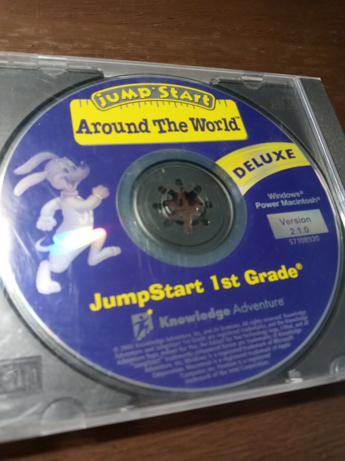Jump Start Around The World Deluxe 1st Grade (Vintage PC/Macintosh CD-ROM, 2000)