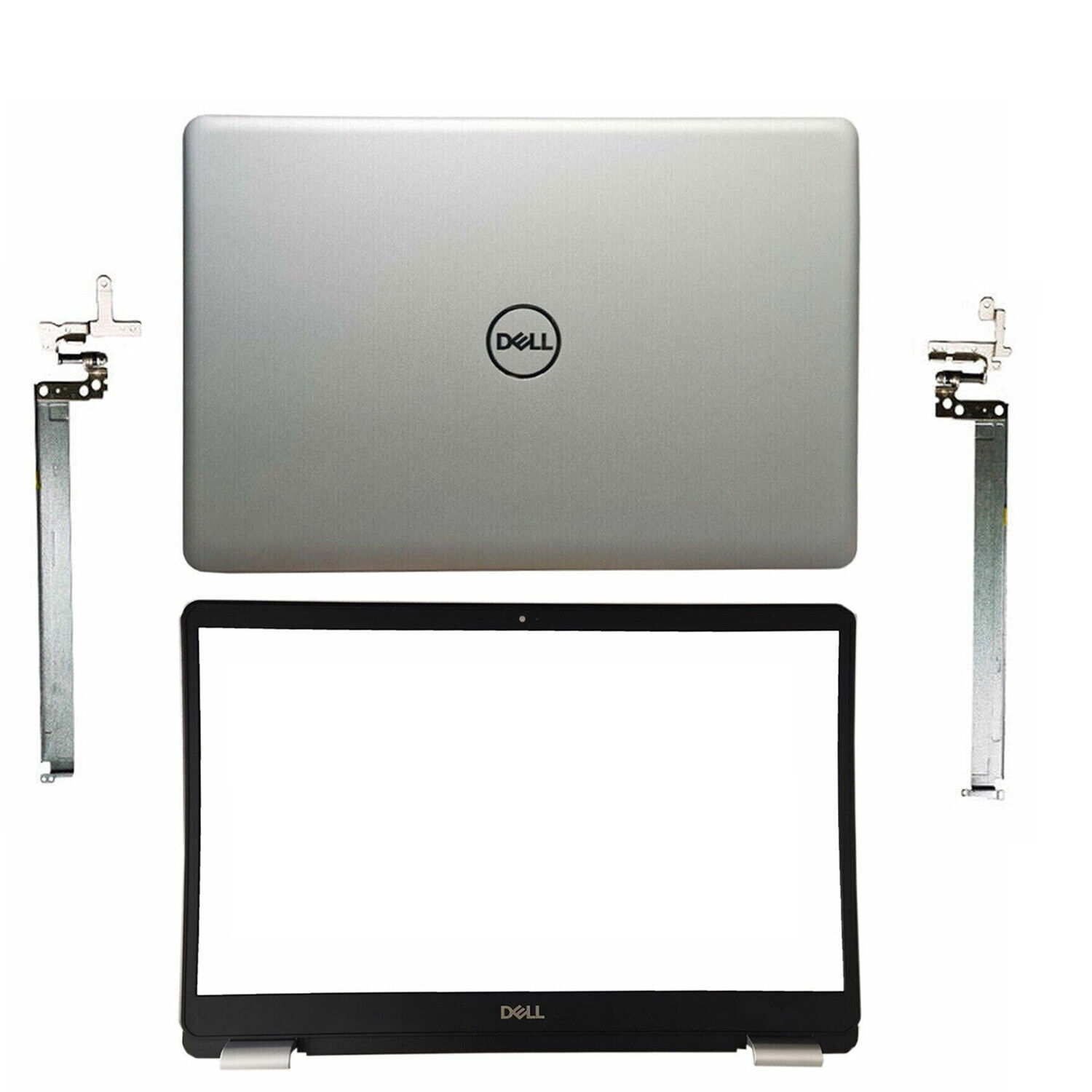 New Silver Lid Back Cover 0GYCJR & Front Bezel Hinges For Dell Inspiron 15 5584