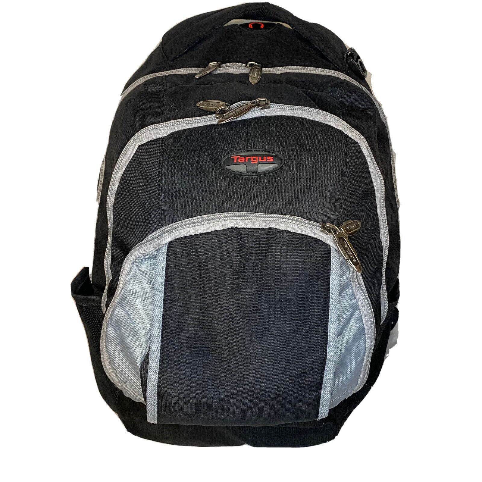 Targus Black/Grey Backpack Laptop Padded  Bag Multi Pocket VINTAGE