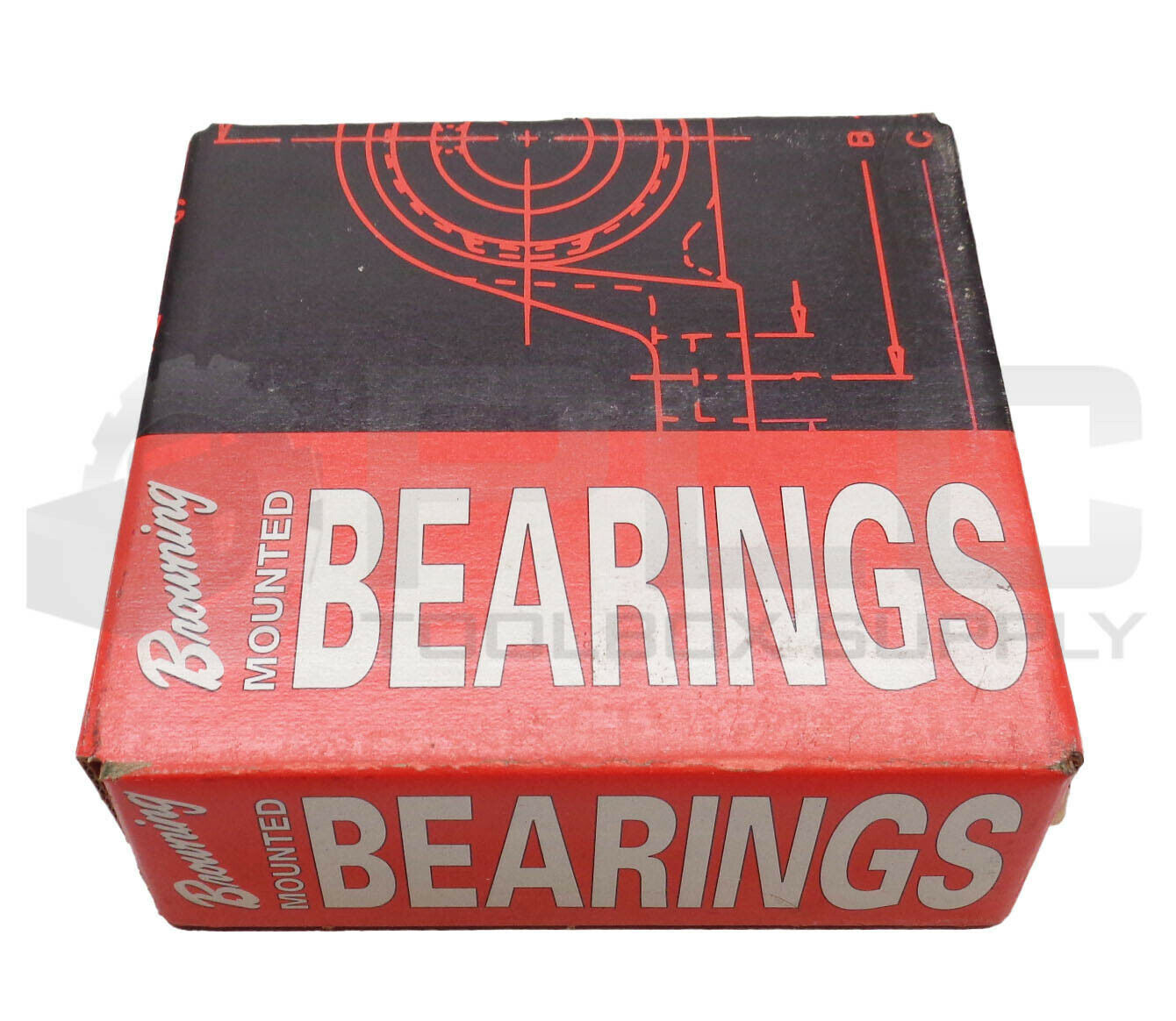 NEW SEALED BROWNING VF3S-119M MOUNTED BEARING 3 BOLT SET SCREW 1-3/16\