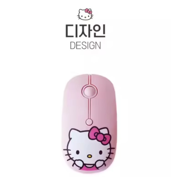 Sanrio Hello Kitty Kuromi Silent Bluetooth Wireless Mouse Multi Pairing Mouse