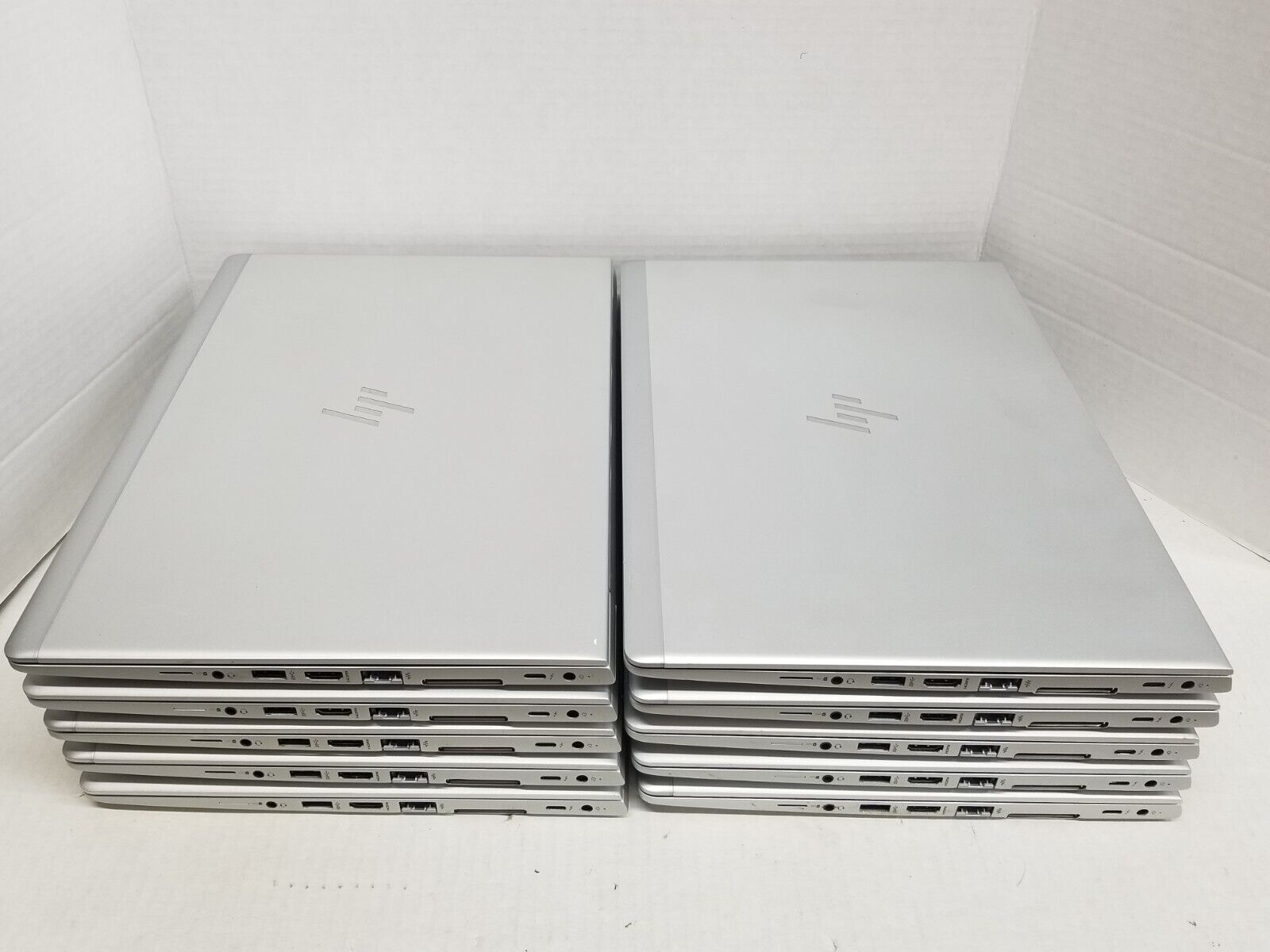 Lot of 10 HP EliteBook 840 G6 Laptops 14'' i5 16GB 256GB SSD Webcam Backlit FHD