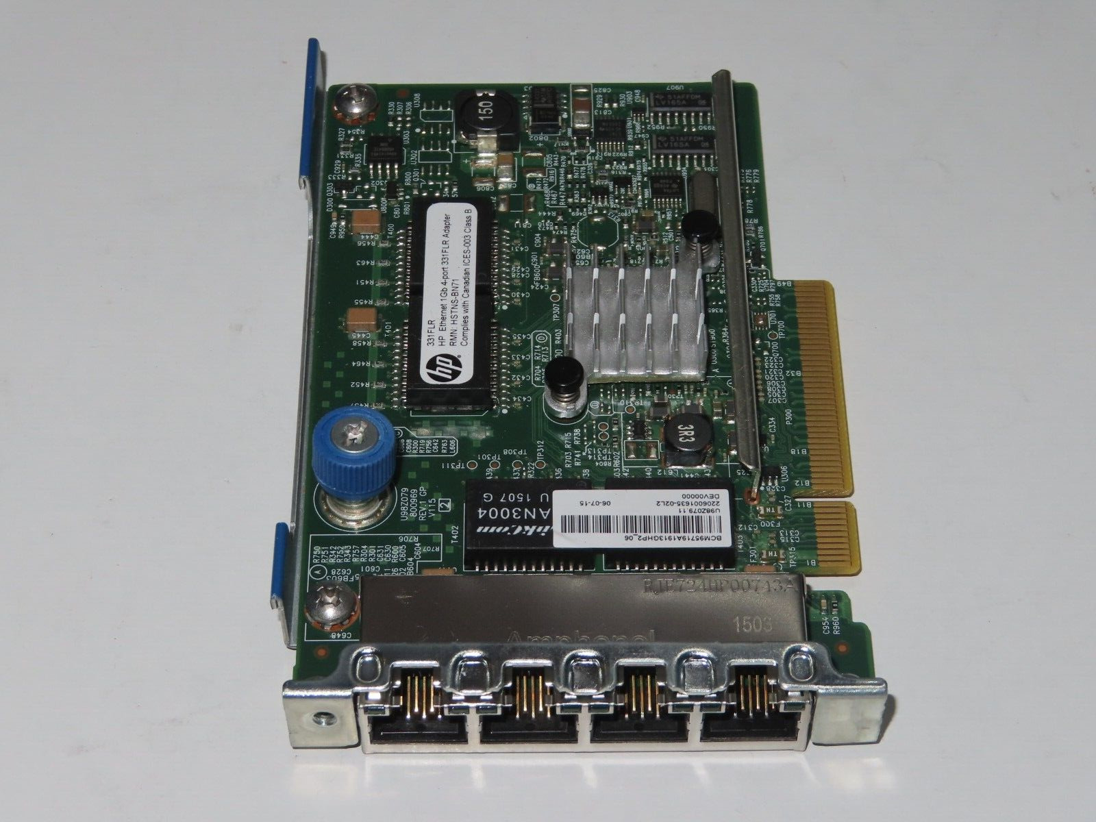 HP 789897-001 629133-002 4 Port 1GB Ethernet Adapter Card
