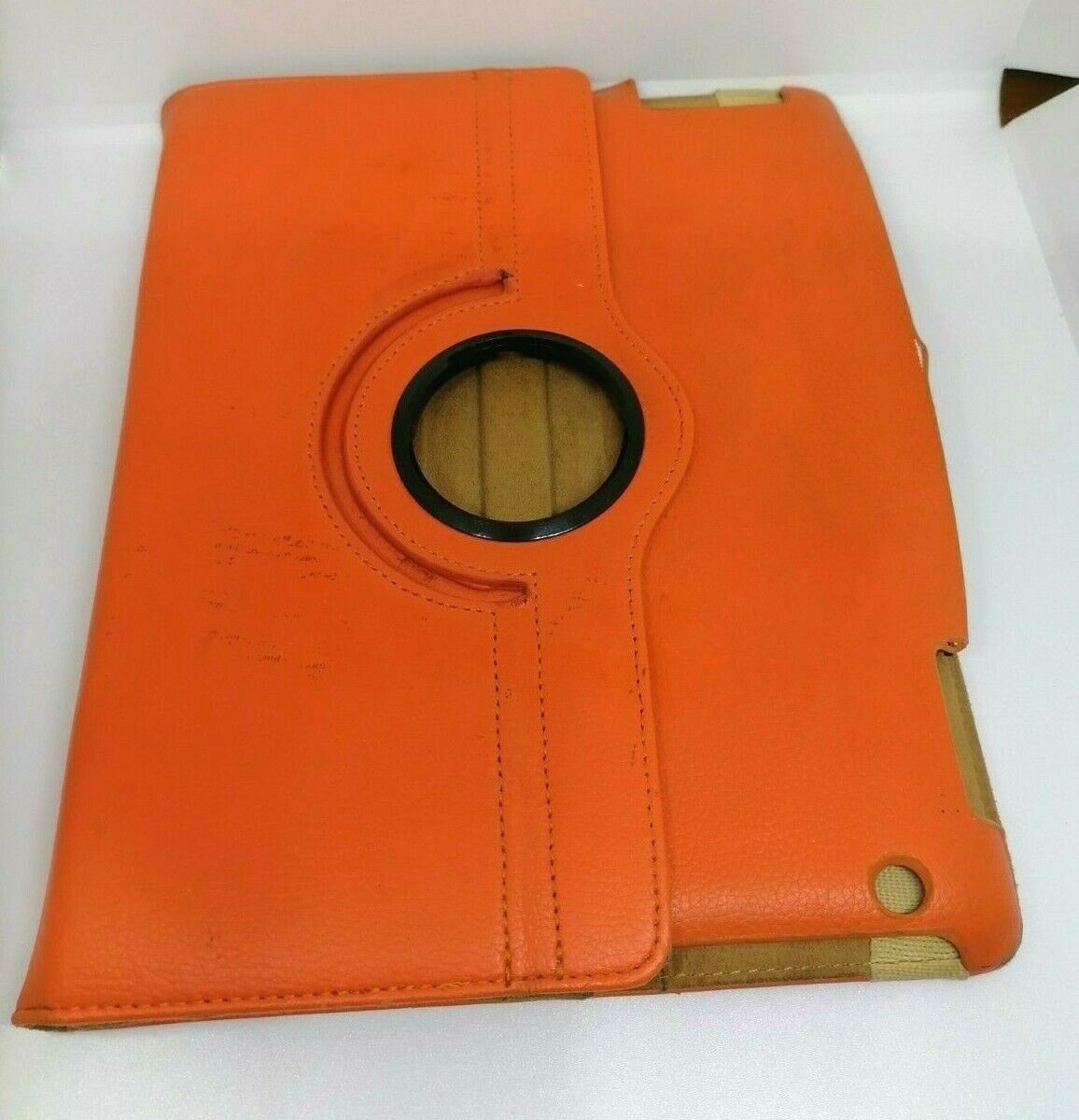 Beautiful vintage used orange cover iPad iPhone apple accessories 24.5*19.5 cm 