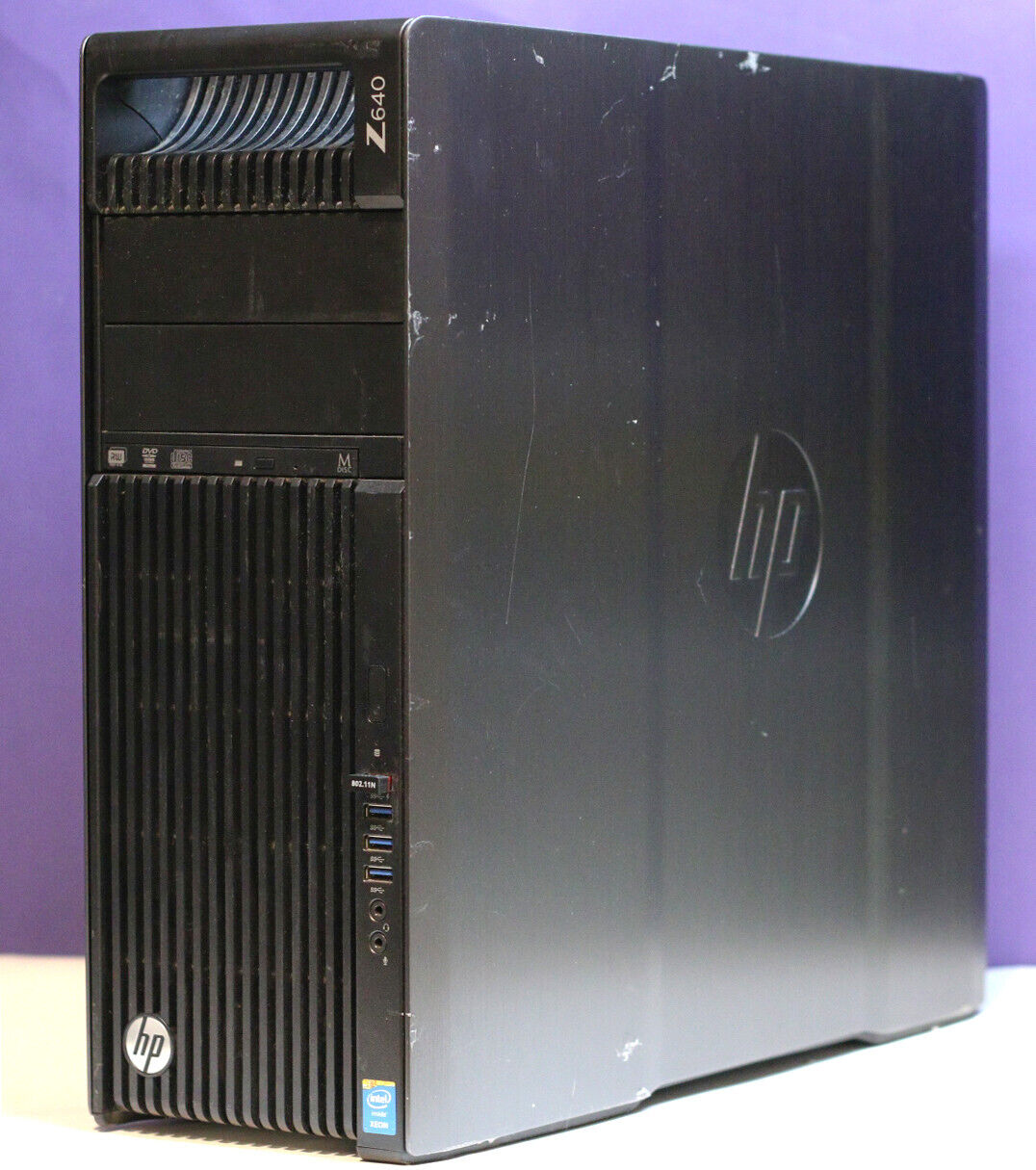 32 CORE HP Z640 COMPUTER 64GB RAM 512GB SSD + 1TB HDD INTEL XEON Win11 nVidia