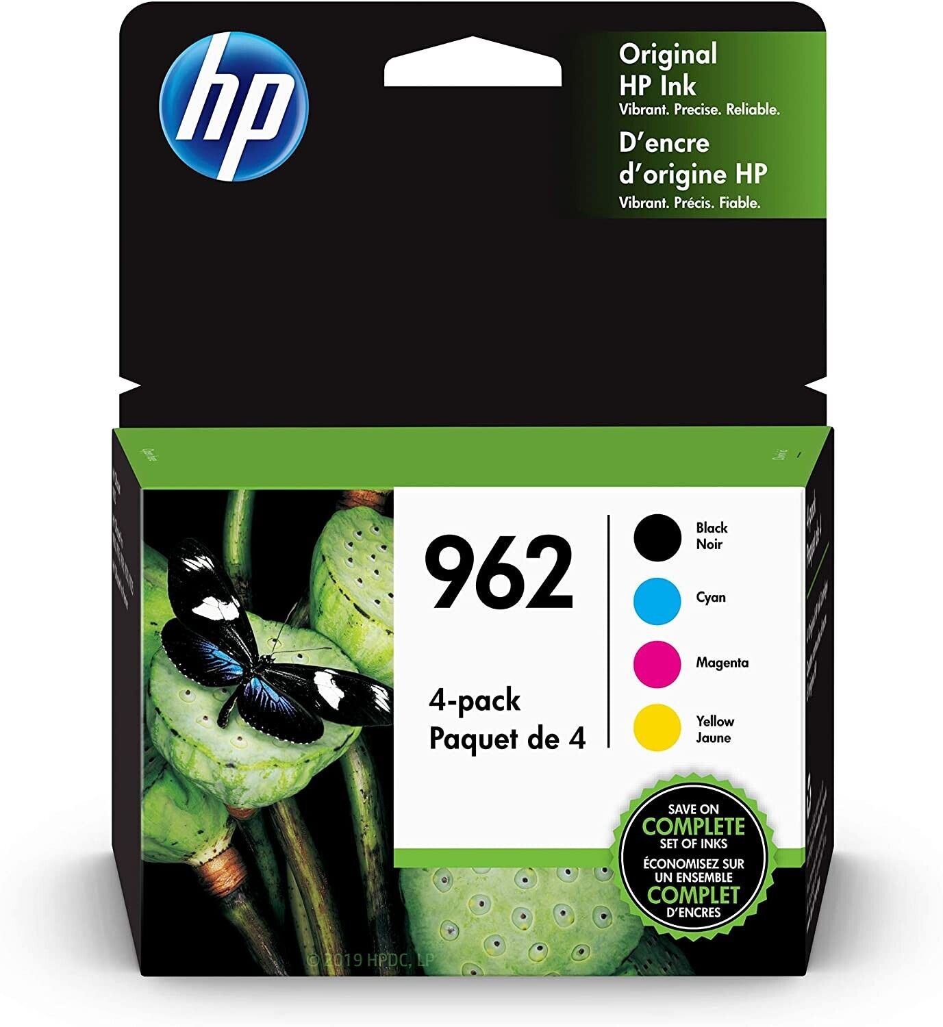 4 PK Genuine HP 962 Ink Cartridge for OfficeJet Pro 9010 9015 9016 9018 9020