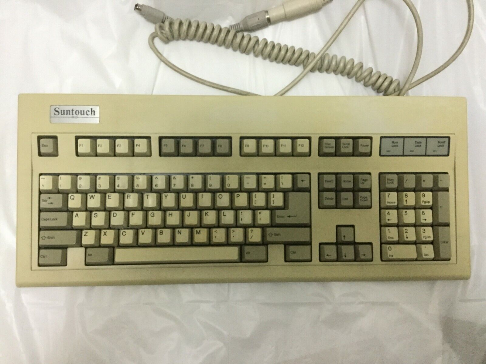 RARE Vintage SIIG Suntouch Model K101 Keyboard 