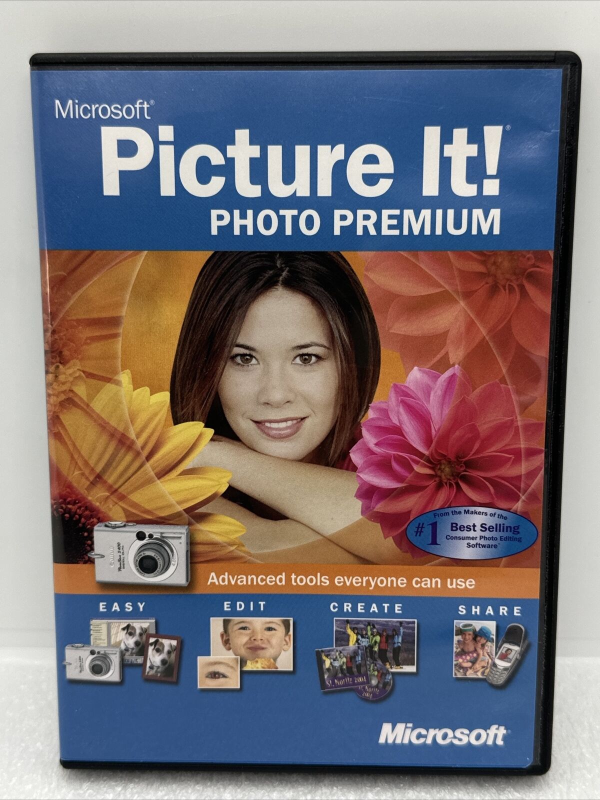 Microsoft Picture It Photo Premium Version 9.0 CD Excellent Condition