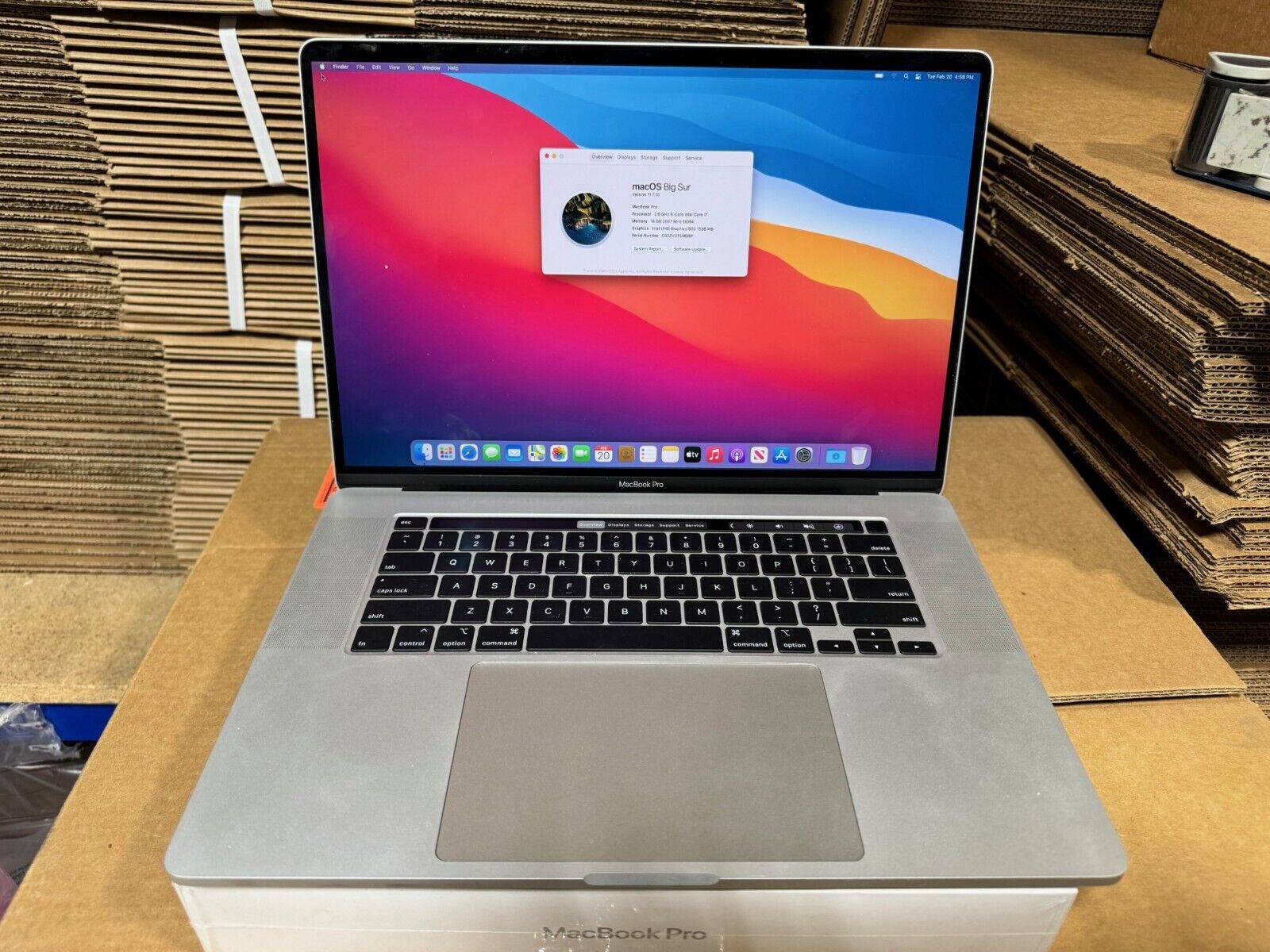 APPLE 2019 Macbook Pro A2141 16