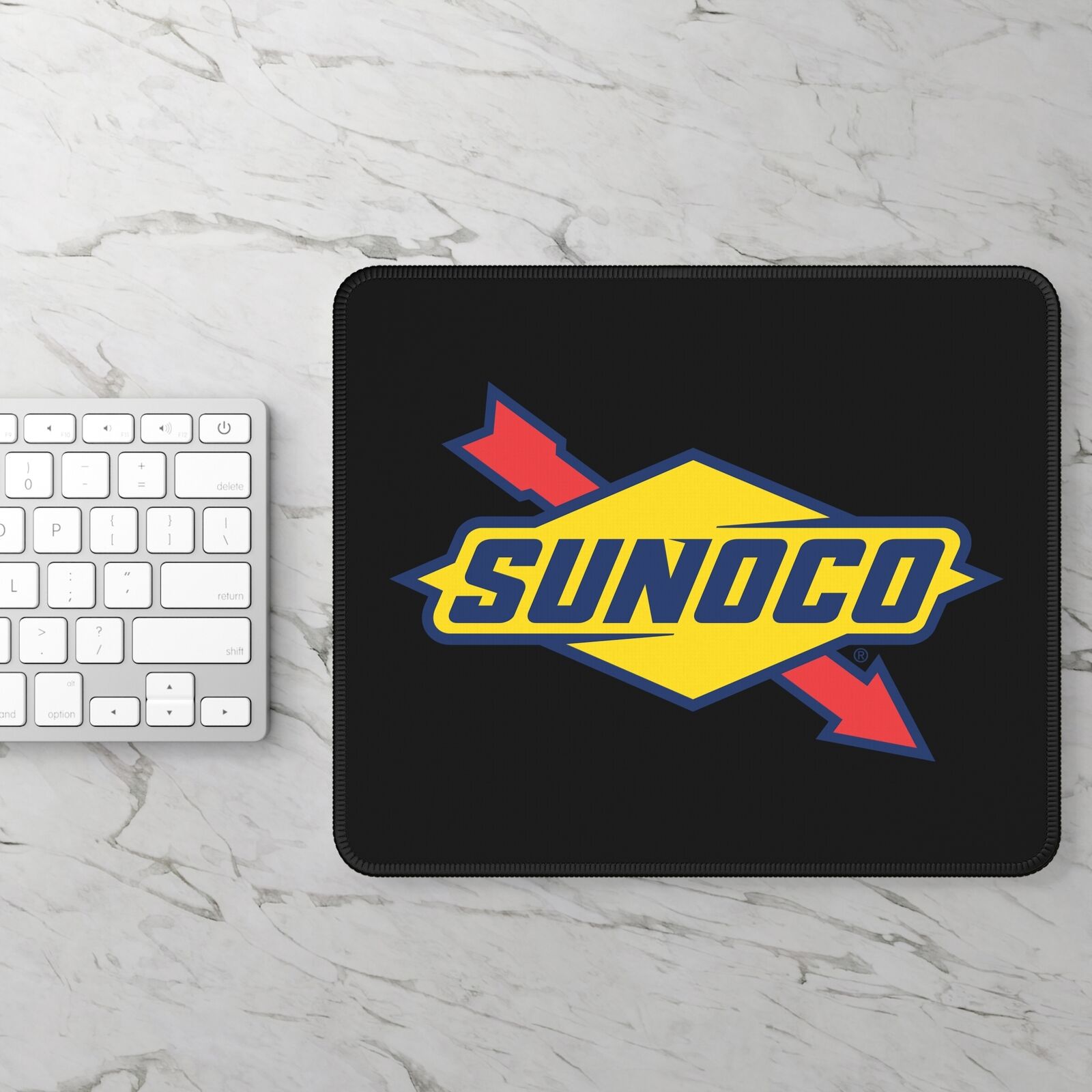 Sunoco Race Fuel NASCAR - Custom Design Quality Stitched Edges - Mouse Pad 9x7