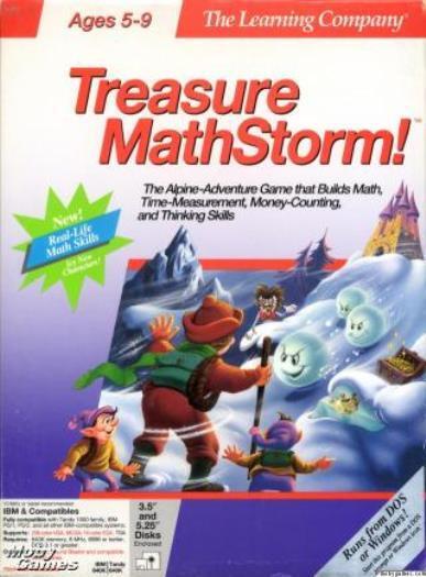 Treasure Mathstorm 2.0 PC MAC CD learn time, measurements money mathematics game