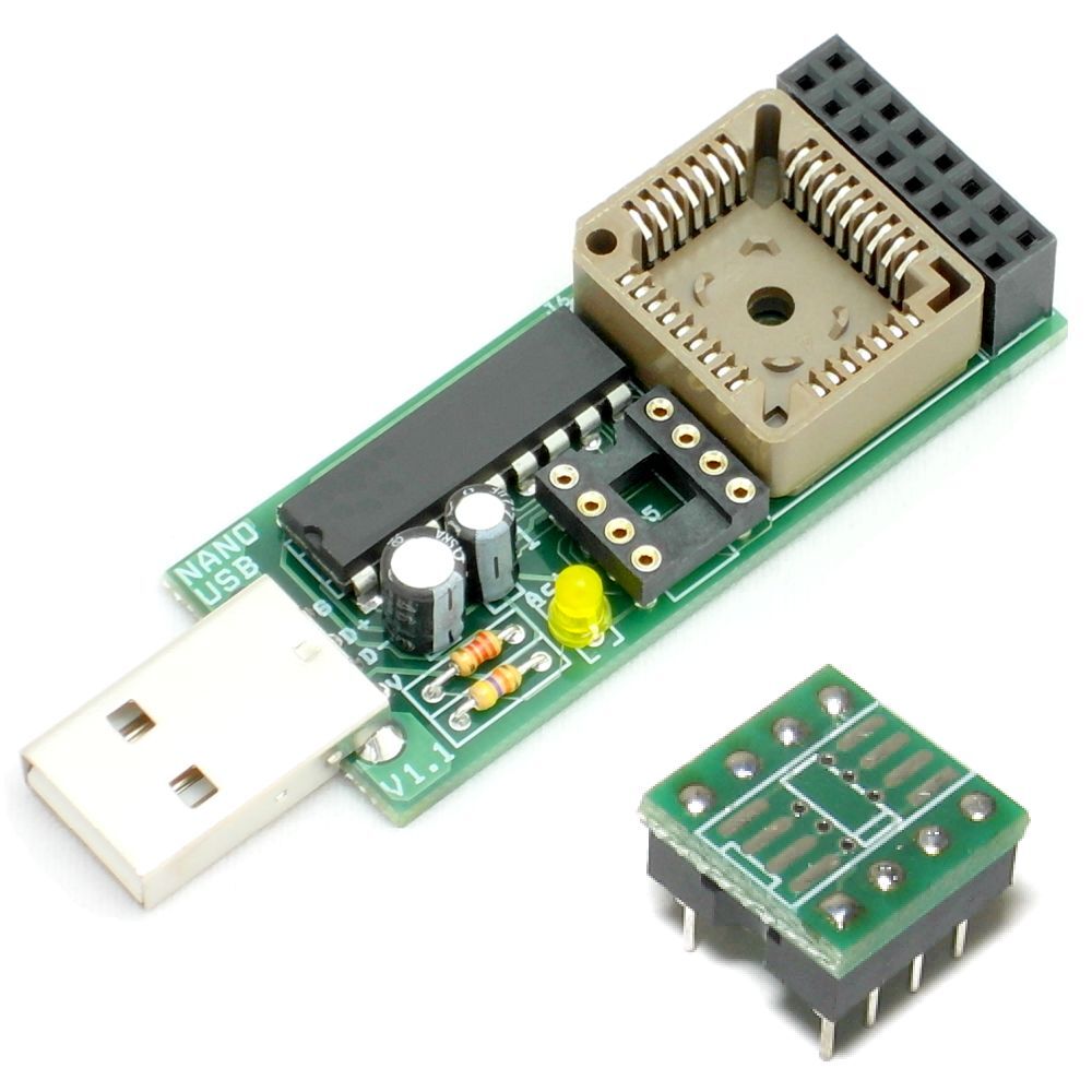 NANO USB Programmer + SOP8 Adpater for BIOS repairing