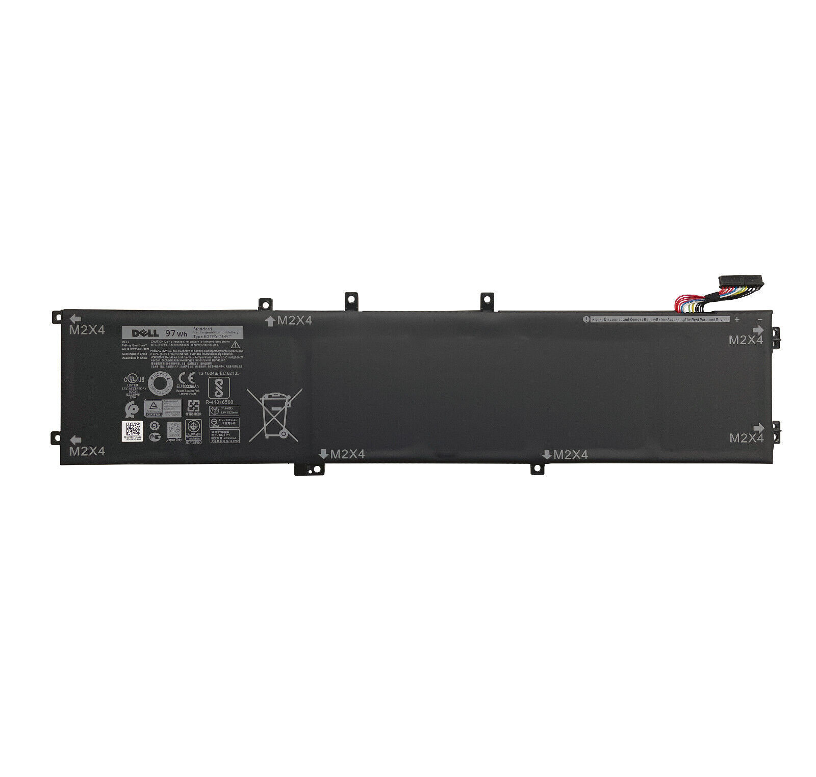 NEW OEM 97Wh 6GTPY 5XJ28 Battery For Dell Precision 5520 5530 XPS 15 9560 9570
