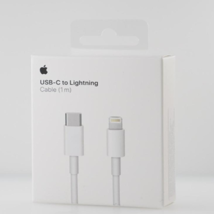 Original Apple MM0A3AM/A 1m USB-C Lighting Charger Cable Cord White Used, w/Box
